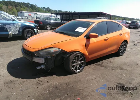 2014 Dodge Dart Sxt из США, поврежденный, VIN 1C3CDFBBOED868944